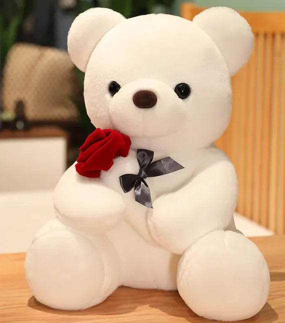 Cuddly Rose Bear Pillow Baby Toys