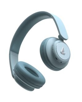 boAt Rockerz 450 Bluetooth On Ear Headphones with Mic, Upto 15 Hours Playback, 40MM Drivers, Padded Ear Cushions, Integrated Controls and Dual Modes(Aqua Blue)