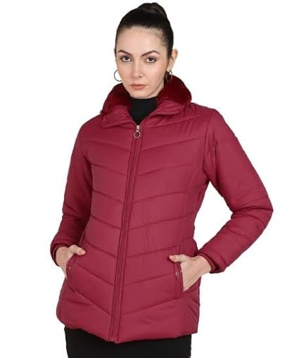 ELLIPSE Jackets for Winter Full Sleeves Womens Jackets Coat Hoodded Jackets for Girls