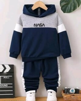 Fritters Baby Boy’s Cotton Full Sleeve Winter Wear for Kids Hoodie T-Shirt Jogger Trackpant Clothing Set