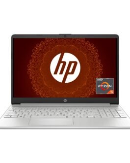 HP 15S Ryzen 5 AMD(8Gb Ram/512Gb Ssd/Fhd/Windows 11/ Ms Office/Backlit Keyboard/15.6″(39.6Cm)/Silver/1.69 Kg) Eq2144Au Laptop