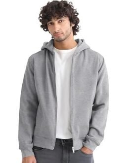 LAZYCHUNKS Men’s Solid Full Sleeve Fleece Hoodies for Men,Trendy and Comfortable Sweatshirts for Men,Stylish Winter wear with Hood and Packets,Fashionable Hooded Sweatshirts.