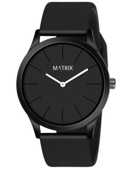 Matrix Minimalist Dial with Softest Silicone Strap Analog Wrist Watch for Men & Boys