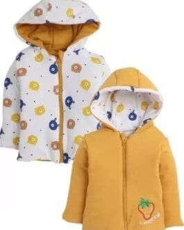 Mini Berry New Reversible Hooded Winter Jacket With Zipper