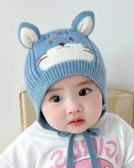 REFFER Baby Winter caps Unisex Beanie fit for 6 Months to 3 Years Old Toddler Baby Winter Caps for Kids Boy’s and Girl’s Free Size