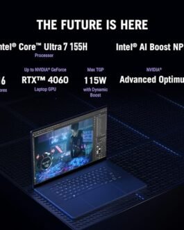 ROG Zephyrus G16, 16 “(40.64cm) 2.5K OLED ROG Nebula Display 240Hz, Ultra 7 155H, Gaming Laptop (16GB LPDDRX/1TB SSD/NVIDIA GeForce RTX 4060 /Win11/Office 2021/Eclipse Grey/1.85…