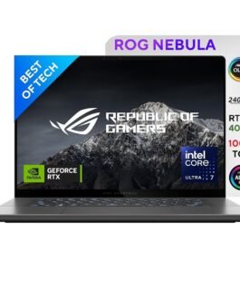 ROG Zephyrus G16, 16 “(40.64cm) 2.5K OLED ROG Nebula Display 240Hz, Ultra 7 155H, Gaming Laptop (16GB LPDDRX/1TB SSD/NVIDIA GeForce RTX 4060 /Win11/Office 2021/Eclipse Grey/1.85…