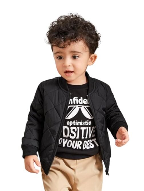 YOONIKK Boys Bomber Jacket | Boys Solid Warm Bomber Full Sleeve Jackets for Winters