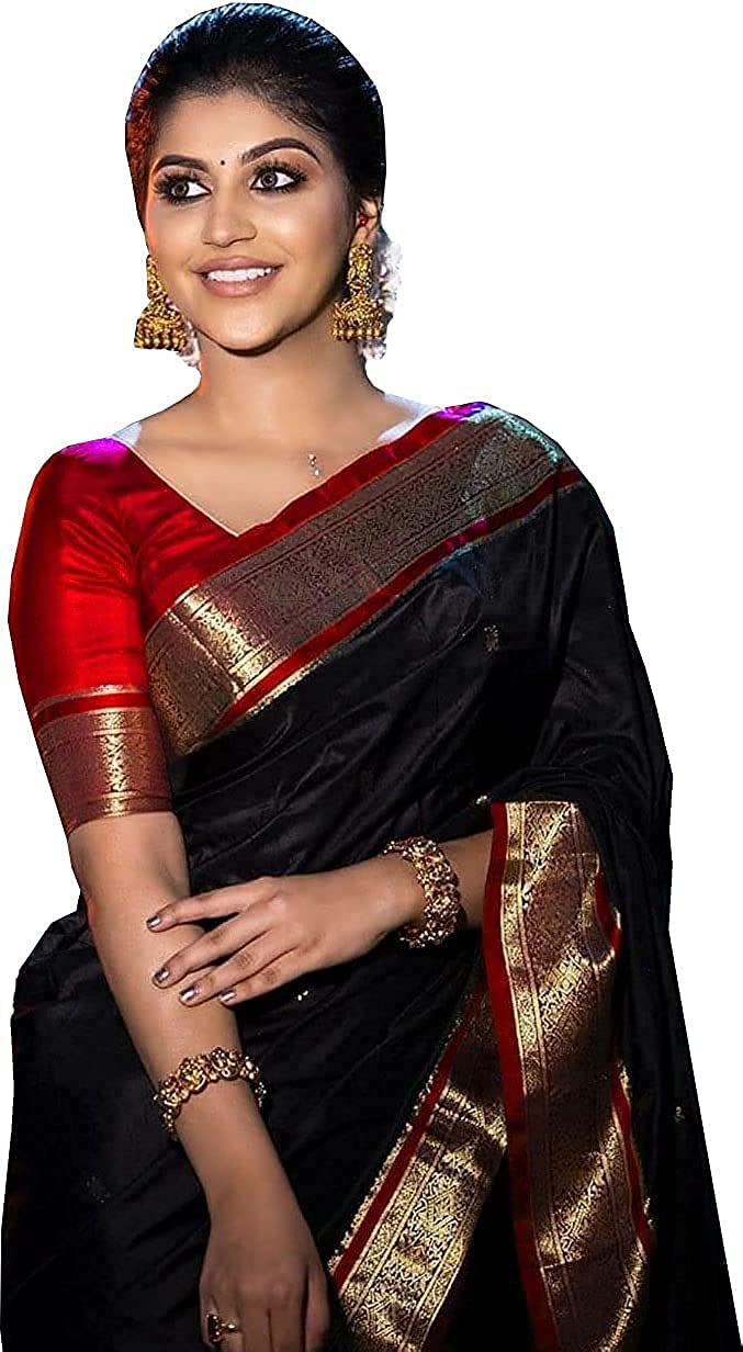 Zwab Women’s Kanchipuram Silk Saree