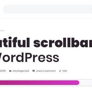 Scroller v2.0.1 – Custom Scrollbar for WordPress