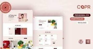 Copr v1.0 – One Page Personal Portfolio, CV and Resume Theme