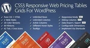CSS3 Responsive Web Pricing Tables Grids v11.5