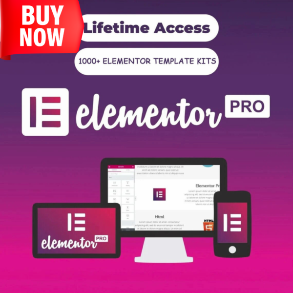Elementor Pro Version with Lifetime Updates – All Features Unlocked