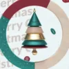 Abstract 3D Christmas Logo
